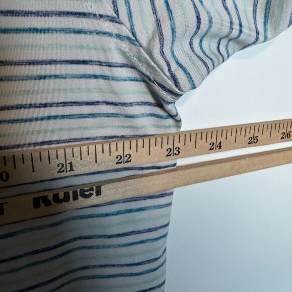 Vineyard Vines Polo Shirt Large Blue Green On the Go Performance OTG Sankaty - Picture 9 of 10